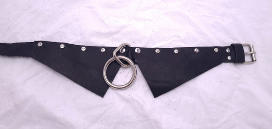Leather Shirt Collar Choker