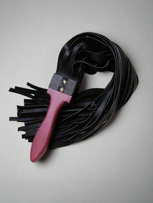 Leather "Paintbrush" Flogger