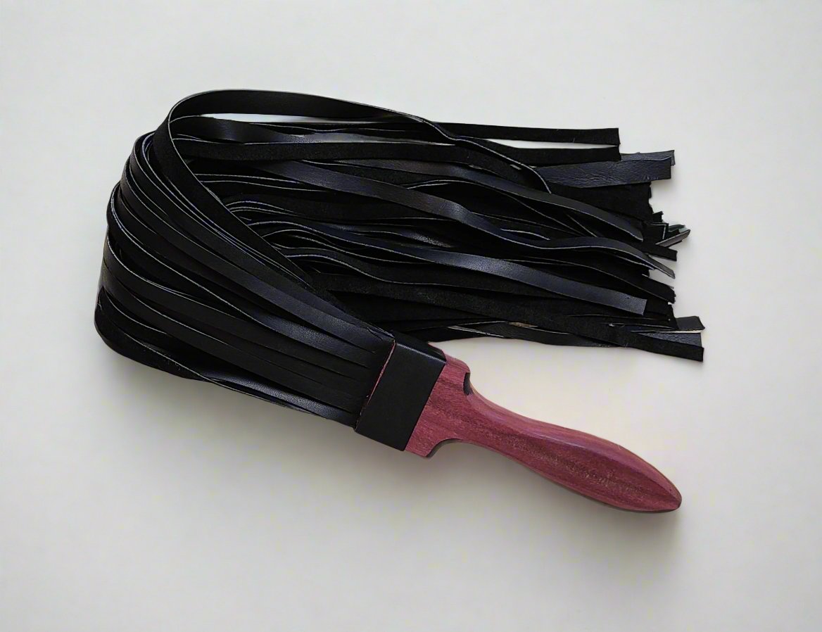 Leather "Paintbrush" Flogger