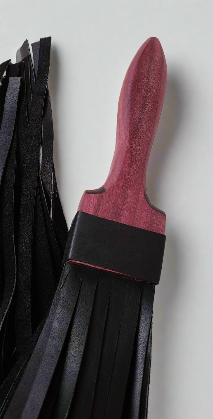 Leather "Paintbrush" Flogger