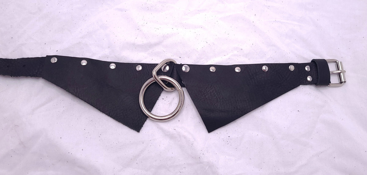 Leather Shirt Collar Choker
